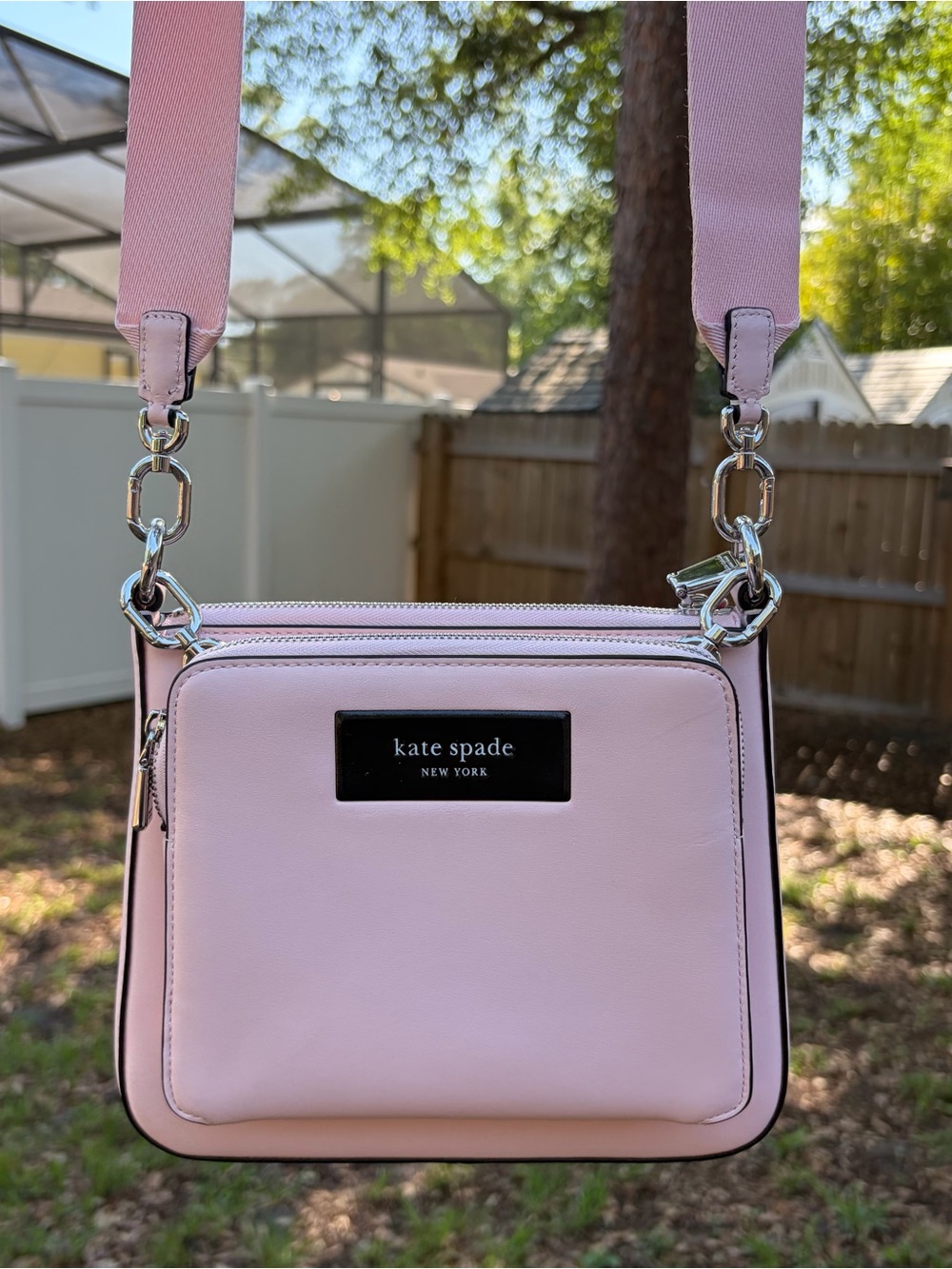 Kate Spade Label 3 In 1 Crossbody Bag